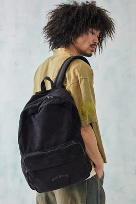 BDG Black Corduroy Backpack | Urban Outfitters UK