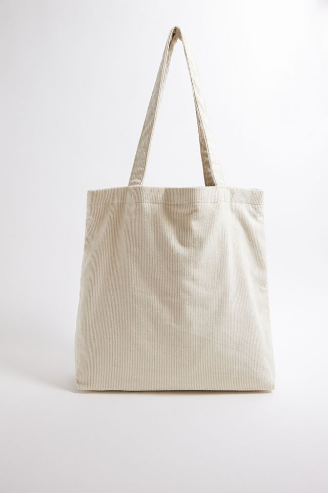 UO Ecru The Great Wave Corduroy Tote Bag  #3