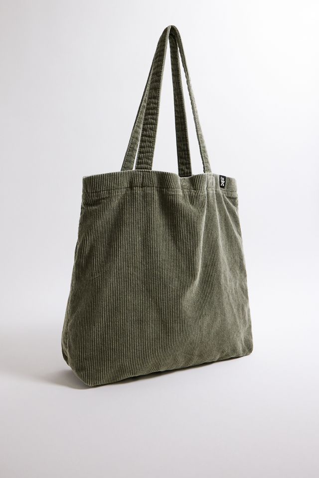 Ayker Green Corduroy Tote Bag #2