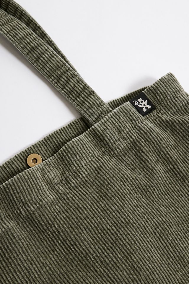 Ayker Green Corduroy Tote Bag #4
