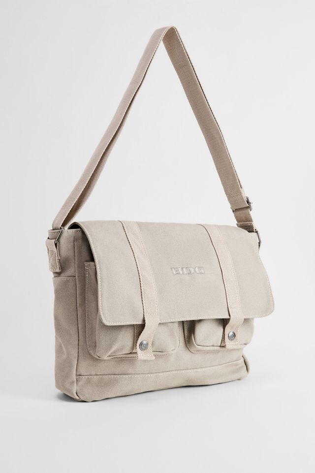 BDG Creme Canvas Kuriertasche #2