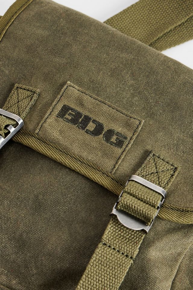 BDG Mini Borsa a Tracolla in Tela Cerata Cachi #1