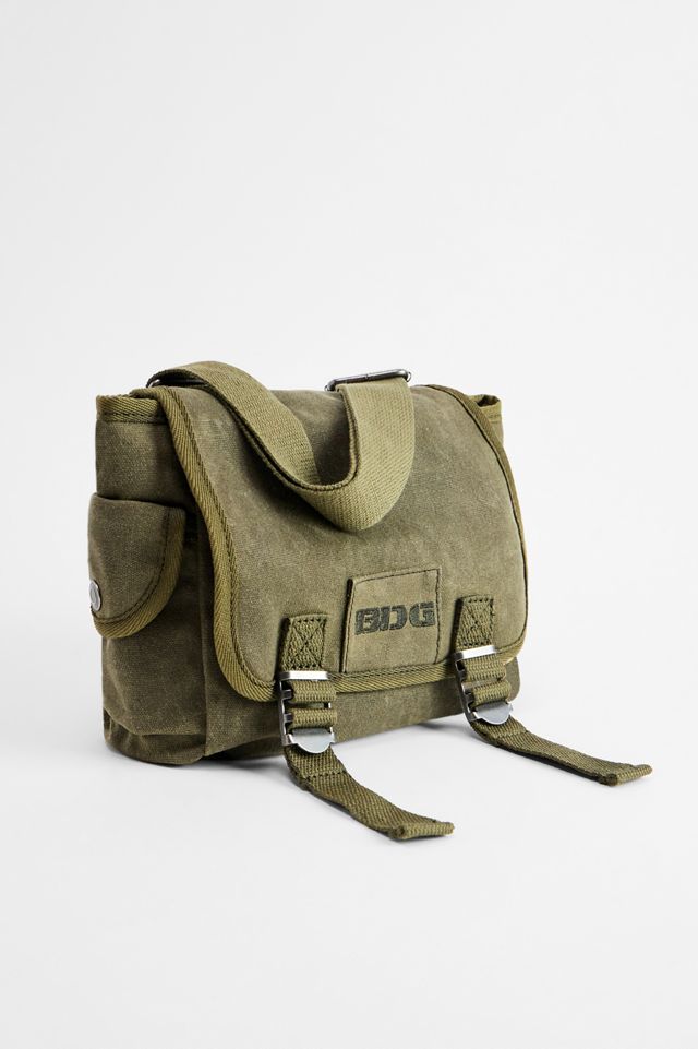 BDG Mini Borsa a Tracolla in Tela Cerata Cachi #2