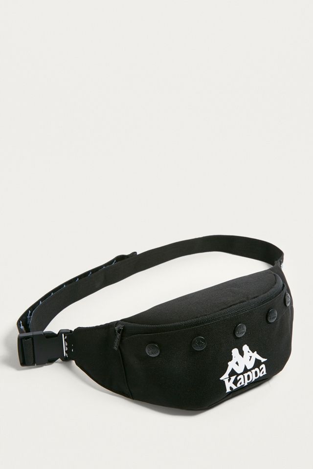 Kappa Popper Black Cross Body Bag
