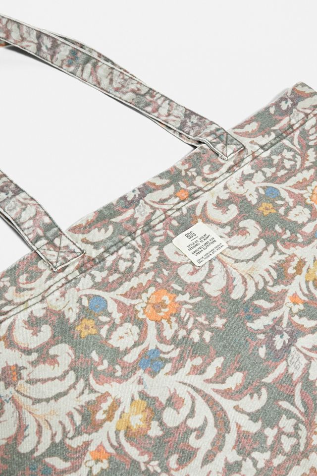 Sac fourre-tout en denim délavé à fleurs BDG #3