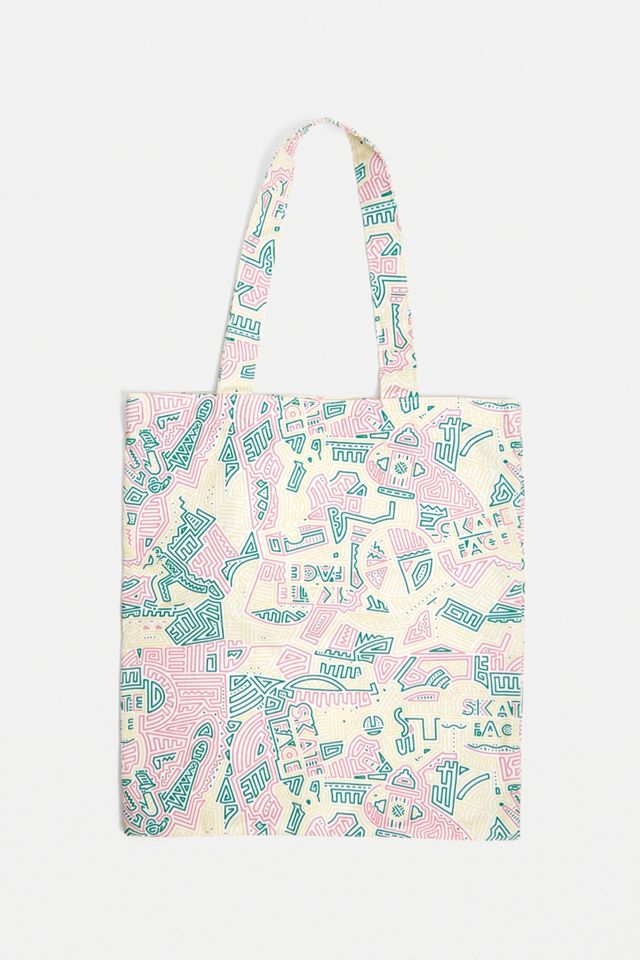 Post Details Face Tote Bag #1