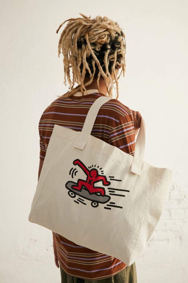 Keith Haring Foundation Man Tote Bag