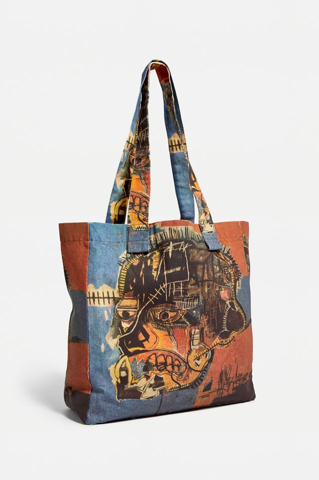 UO Basquiat Face Tote Bag #3