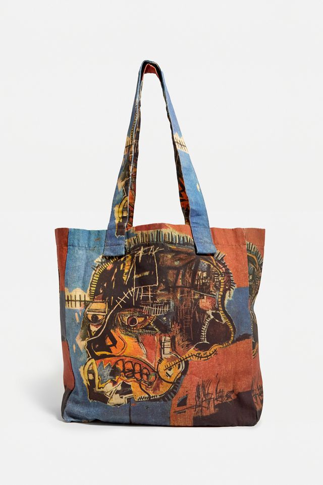 UO Basquiat Face Tote Bag #4