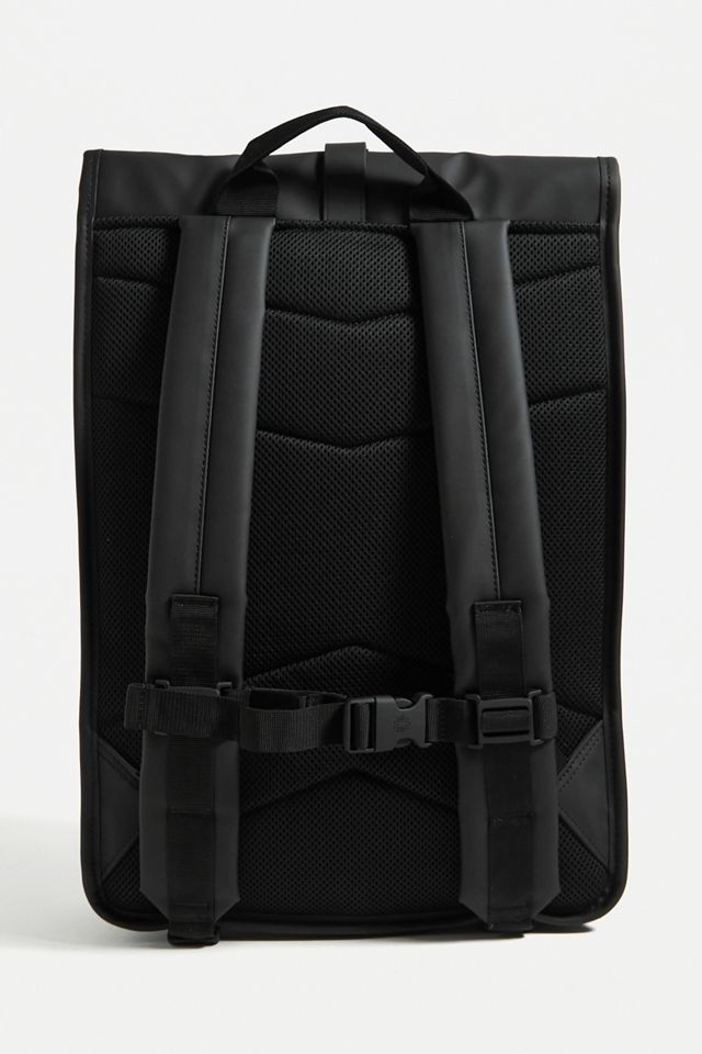 Rains Black Rolltop Rucksack #4