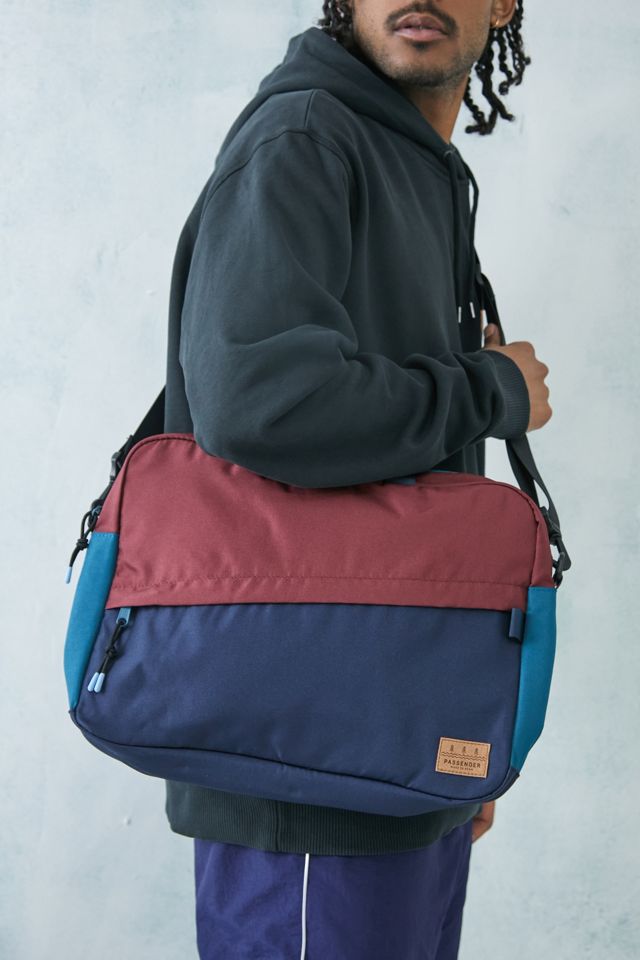 Bolsa de mensajería de bloque de color del pasajero  #1