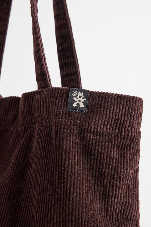 Ayker Brown Corduroy Tote Bag #1