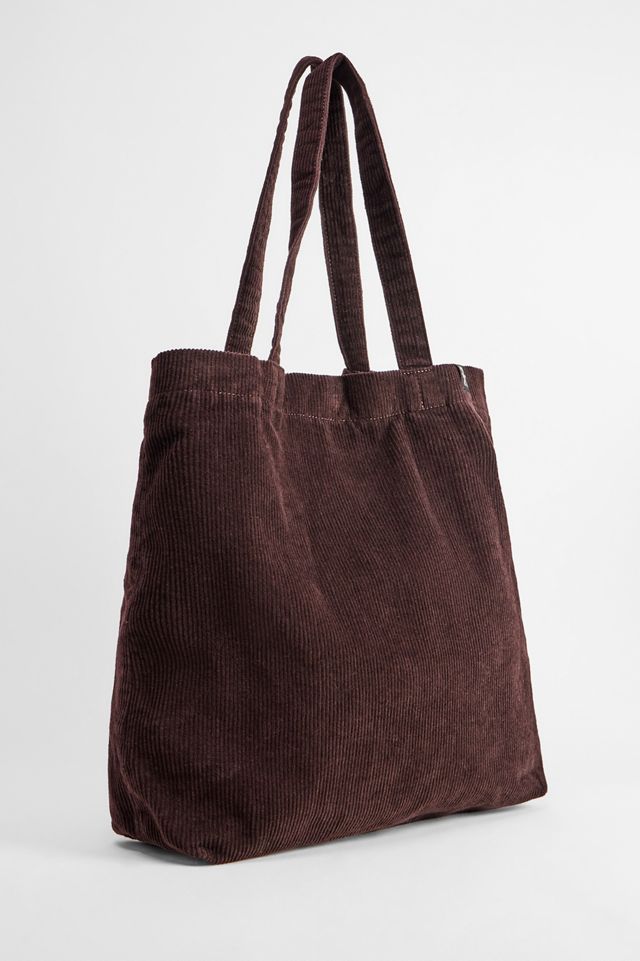 Ayker Brown Corduroy Tote Bag #2