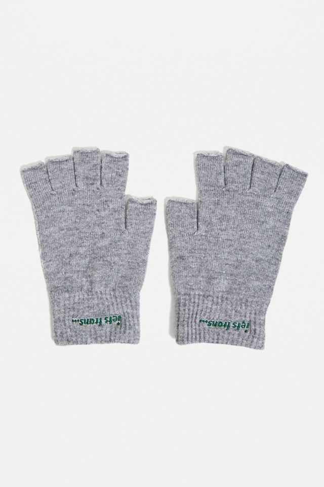 iets frans... Grey Fingerless Gloves Urban Outfitters UK