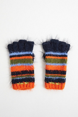 Iets frans. Gants sans doigts à rayures taille: TAILLE UNIQUE - iets frans... - Modalova
