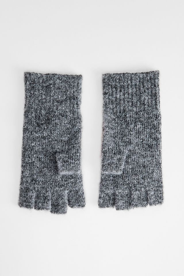 Ayker Graue Fingerlose Handschuhe #2