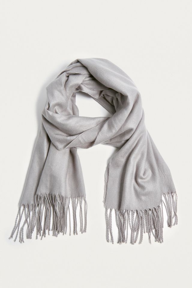 UO Grey Oversized Scarf Urban Outfitters UK