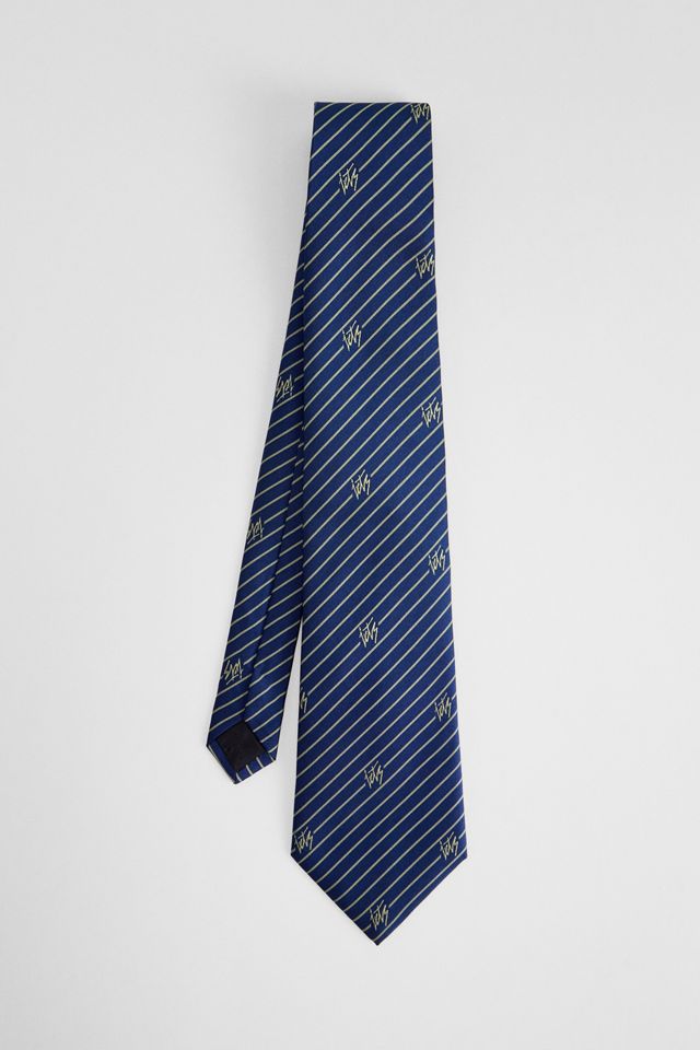 iets frans... Navy Stripe Tie #1