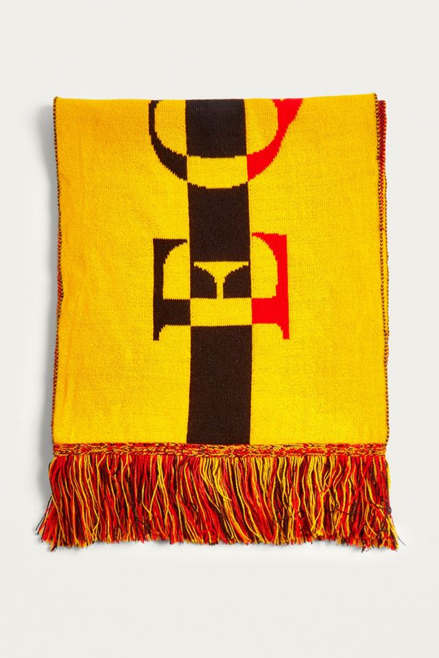 UO Equality Yellow Striped Scarf #2