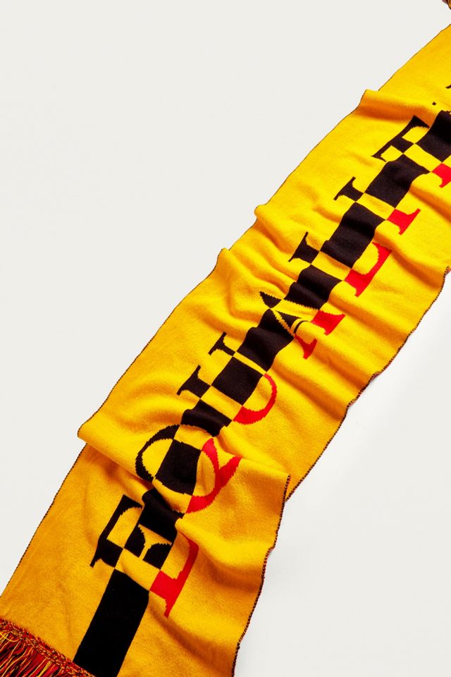 UO Equality Yellow Striped Scarf #3