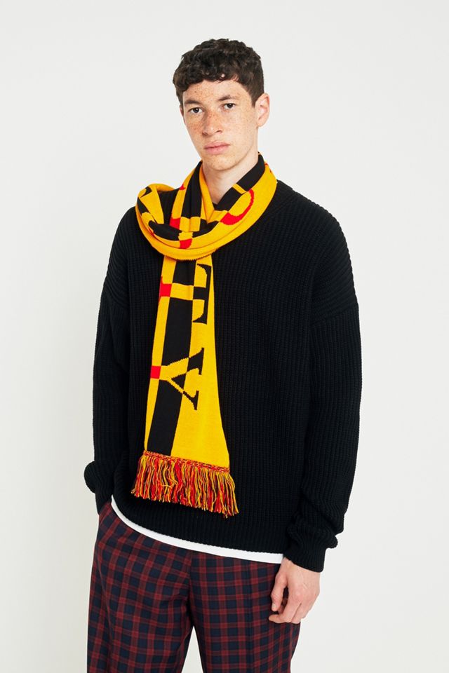 UO Equality Yellow Striped Scarf #4
