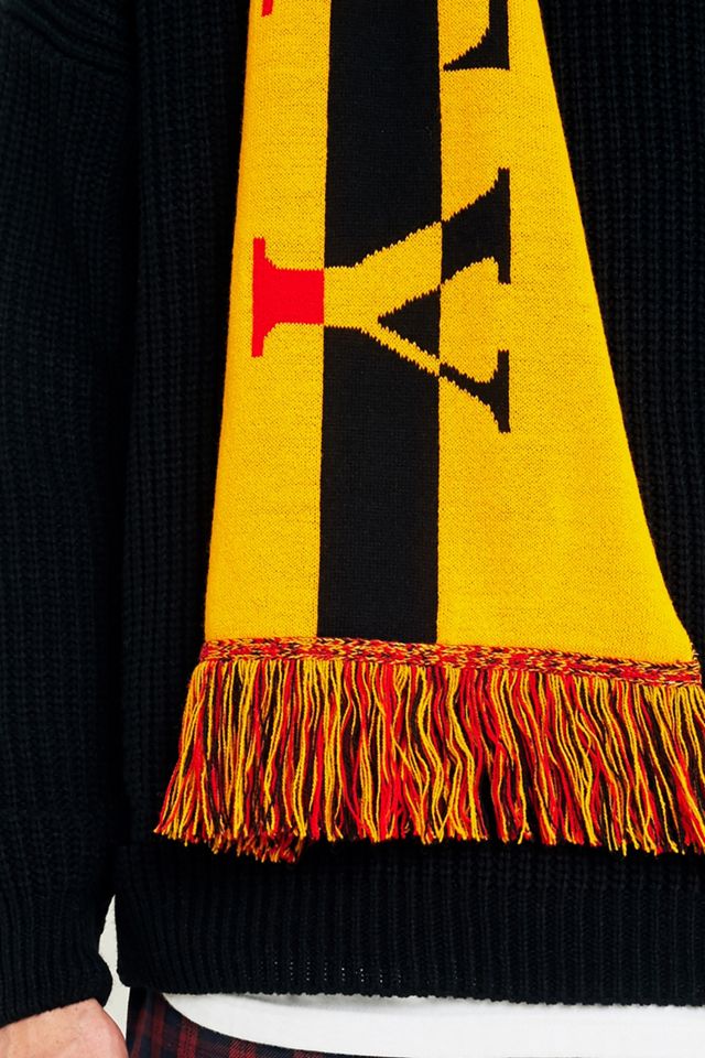 UO Equality Yellow Striped Scarf #5