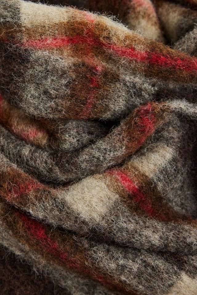 Loom Brown Check Scarf #6