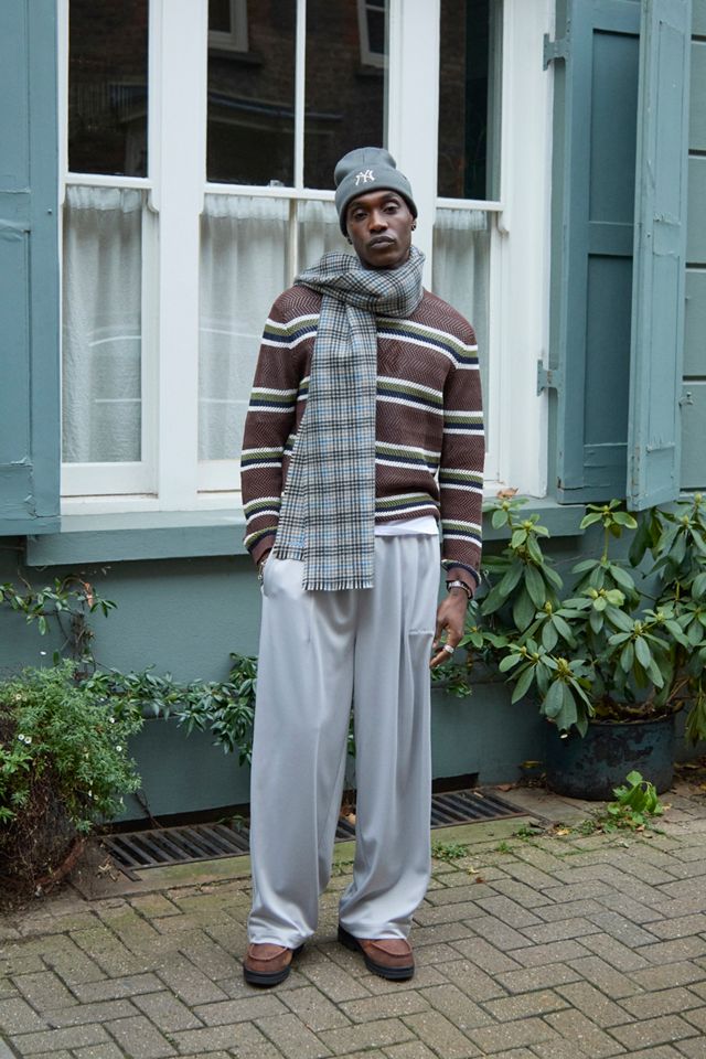 Loom Prince Of Wales Check Scarf #5