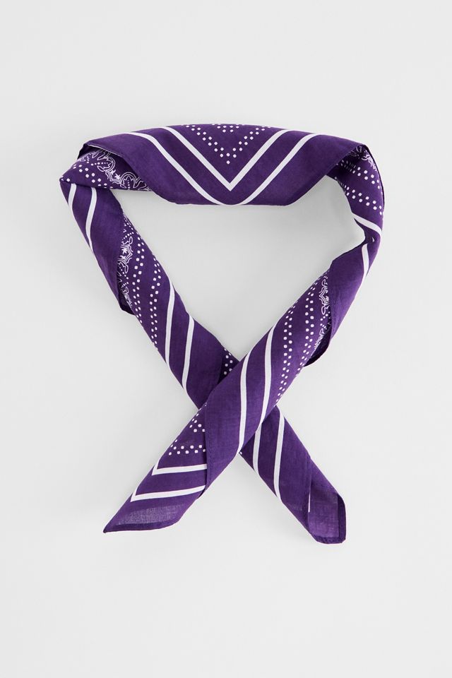 Pañuelo de Algodón Bandana Morado UO #1