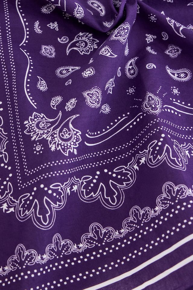 Pañuelo de Algodón Bandana Morado UO #2