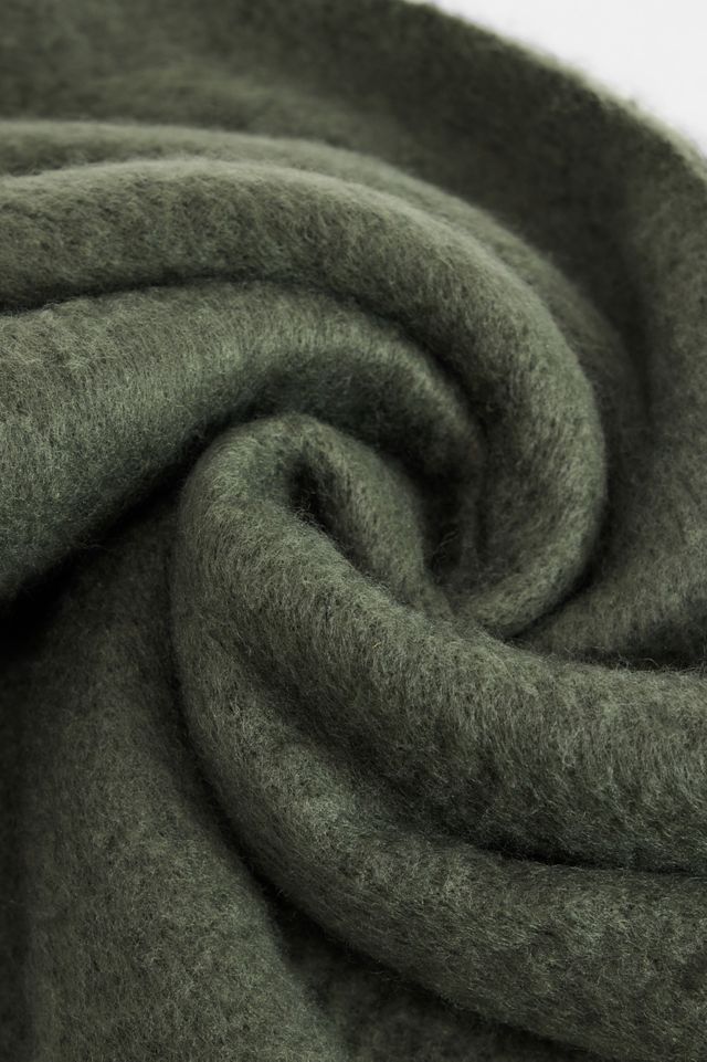 Green Blanket Scarf #1