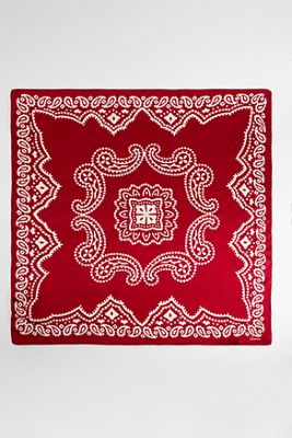UO Rotes Bandana-Muster Schal
