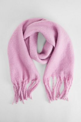 UO Pink Blanket Scarf