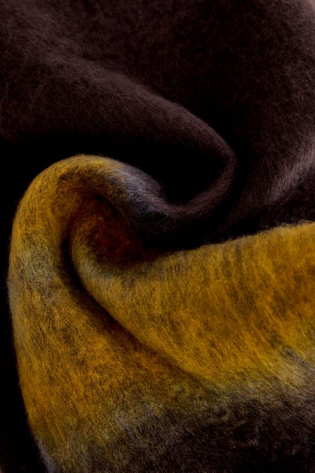 Sciarpa Coperta a Righe Marroni UO #1