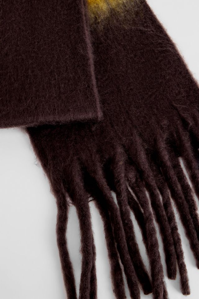 Sciarpa Coperta a Righe Marroni UO #2