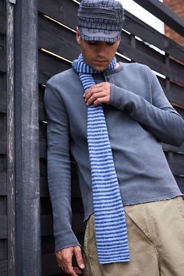 Archivis Blue Stripe Scarf
