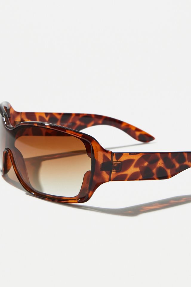 Good Times Eyewear Tortoiseshell Wrap Sunglasses | Urban  display picture 1