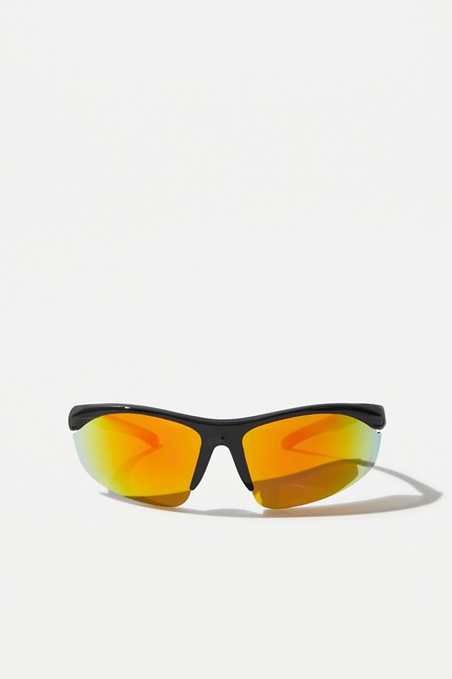 Good Times Eyewear Yellow Visor Sunglasses  #1