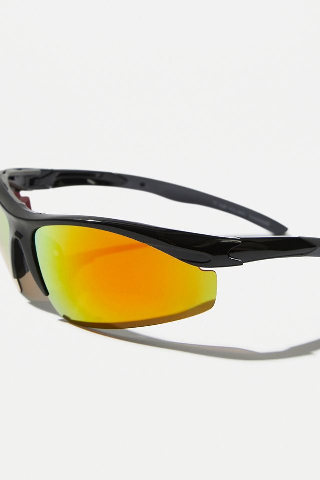 Good Times Eyewear Yellow Visor Sunglasses  #2