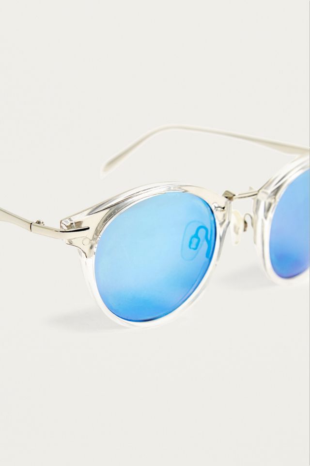 UO 'Charlie' Clear Round Sunglasses #3