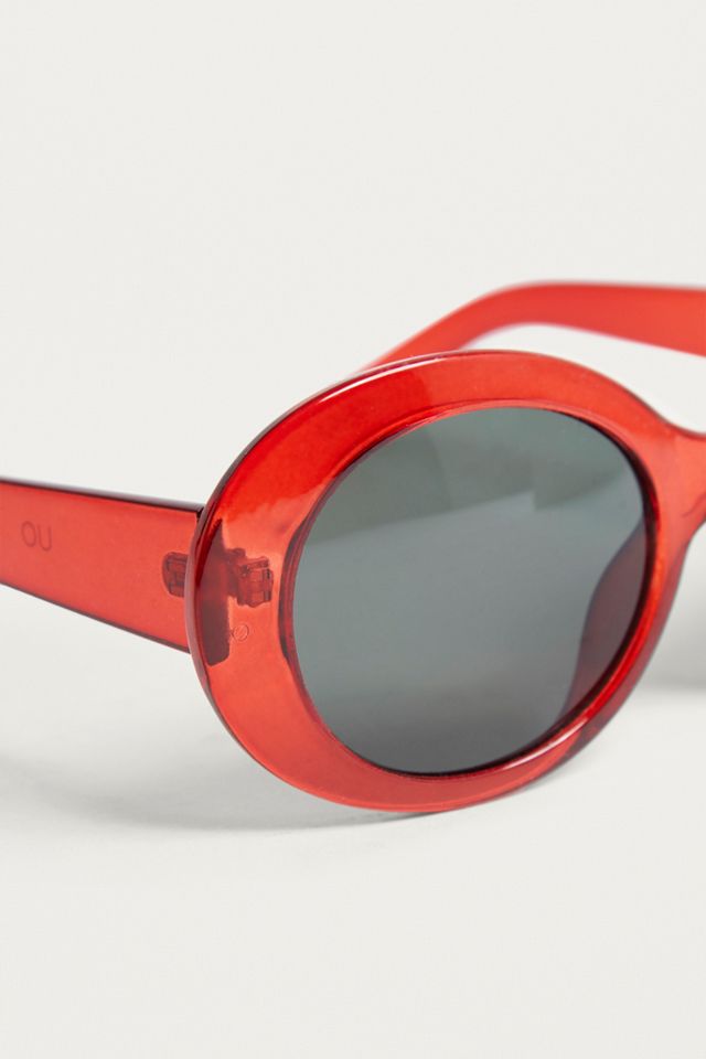 UO 'Kurt' Red Sunglasses #1