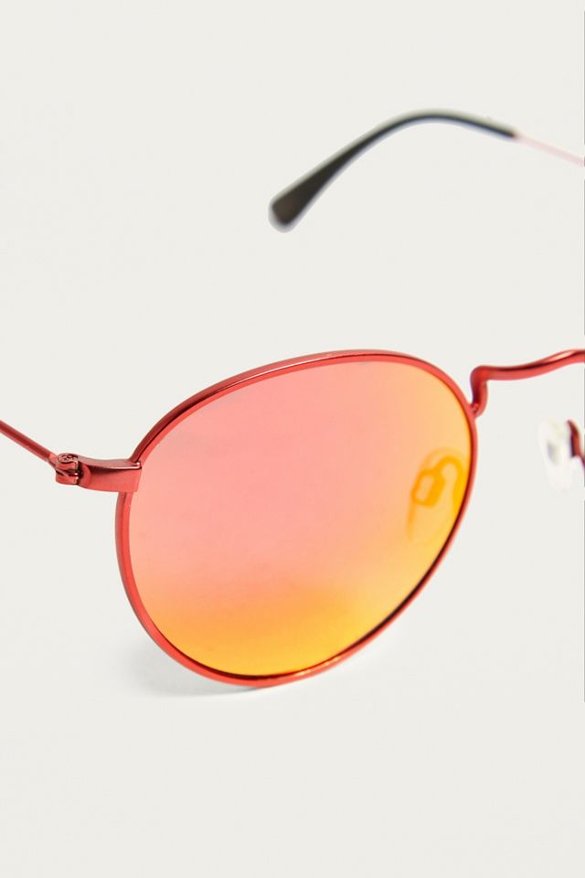 UO 'Rocco' Red Sunglasses #3