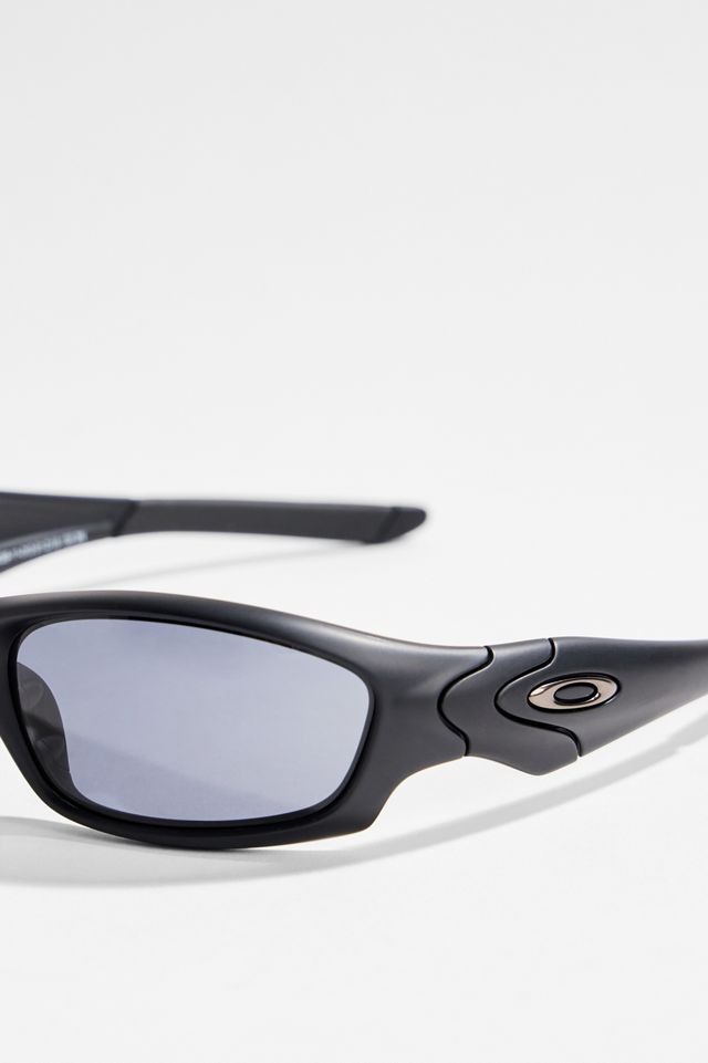 Oakley Schwarze Straight Jacket Sonnenbrille #1
