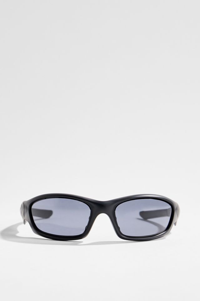 Oakley Schwarze Straight Jacket Sonnenbrille #2
