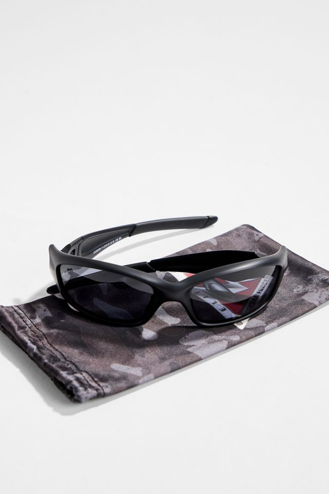 Oakley Schwarze Straight Jacket Sonnenbrille #3