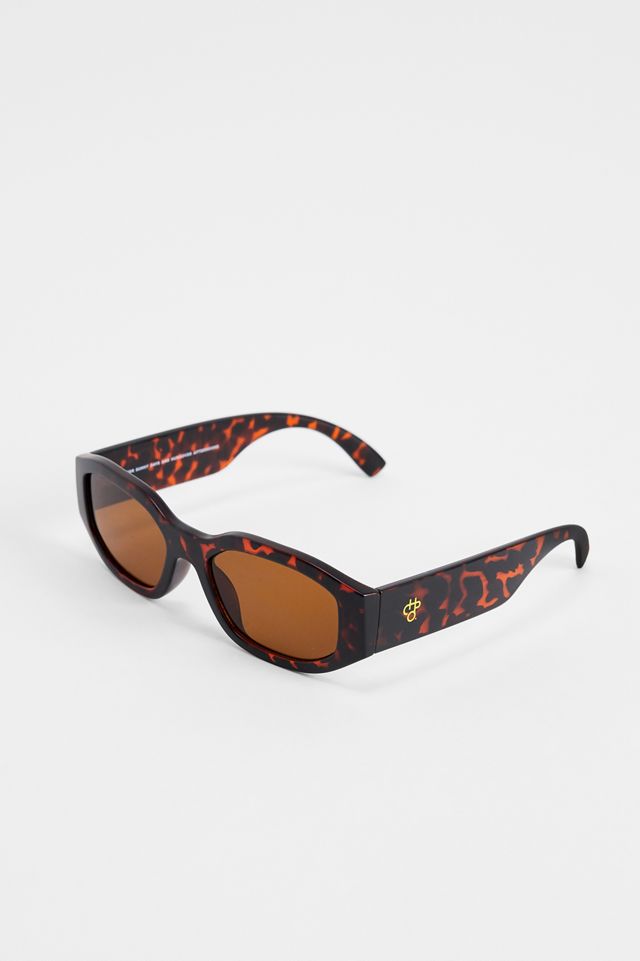 Lunettes de soleil Brooklyn écaille de tortue marron de marque CHPO #2