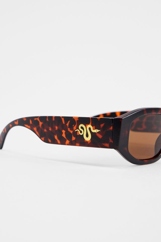 Lunettes de soleil Brooklyn écaille de tortue marron de marque CHPO #3