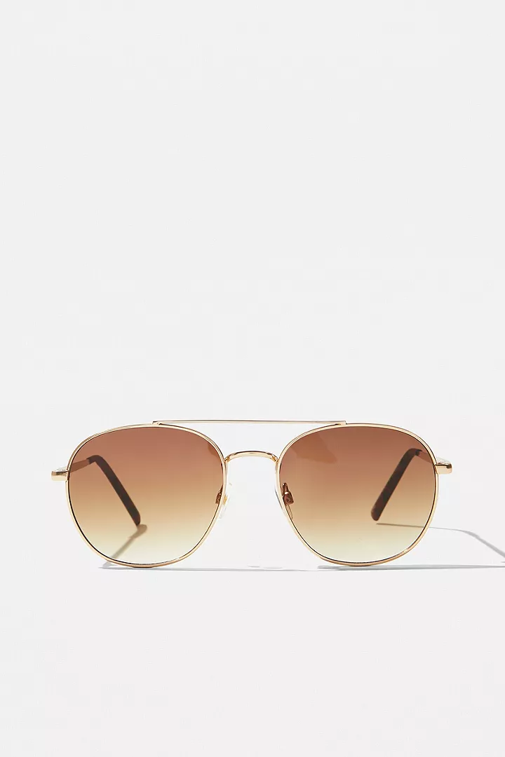 urbanoutfitters.com | UO – Sonnenbrille „Frank" in Braun
