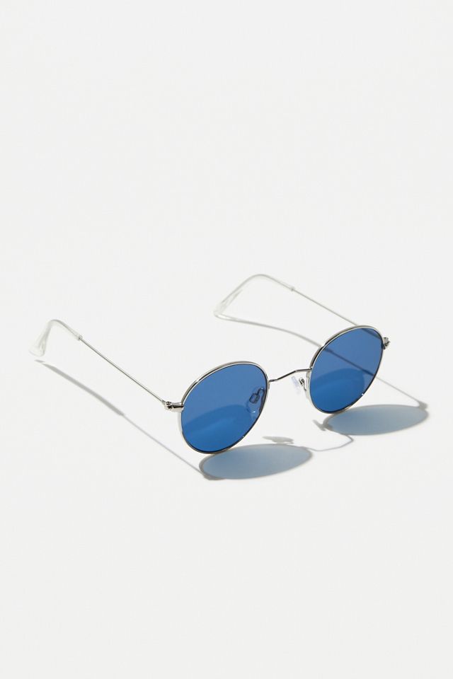 UO Perrin Blue Lens Sunglasses #2