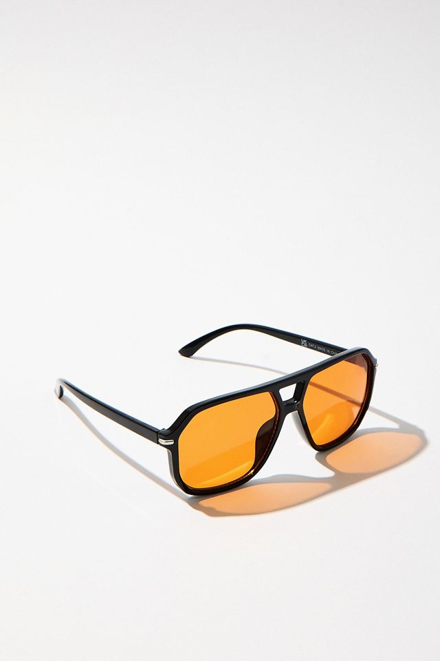 UO Frank Orange Sunglasses #2